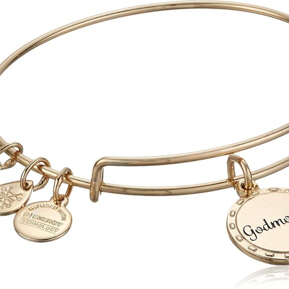 Godmother Bracelet Gold Metal Bangle Adjustable Charm Gift for Her - Picture 1 of 3